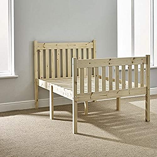 STRICTLY BEDS&BUNKS Athens Pine Shaker Style Bed Frame, 4ft 6 Double