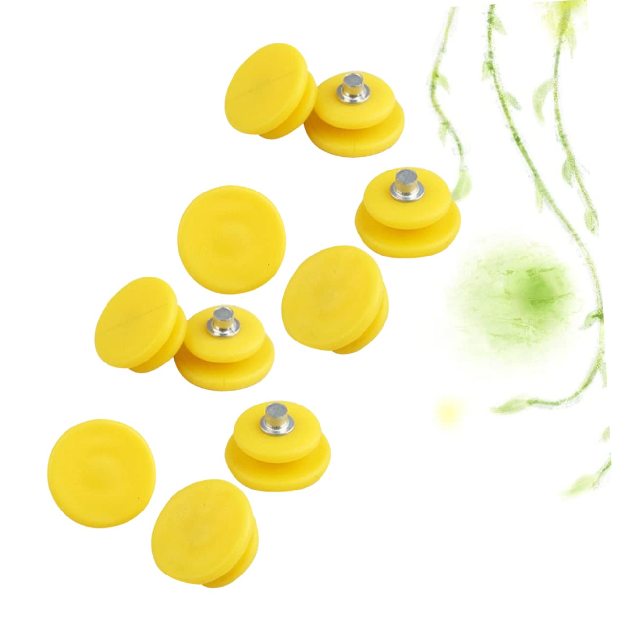 Happyyami Ice Cleats 100pcs Anti-Slip Shoes Spikes for Ice Fishing Outdoor Activities Safe Winter Walking