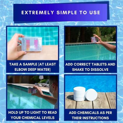 Labsales Hot Tub & Spa 3-in-1 Test Kit - pH, Chlorine & Bromine, Easy Results in Seconds, 20 Tests - Image 4