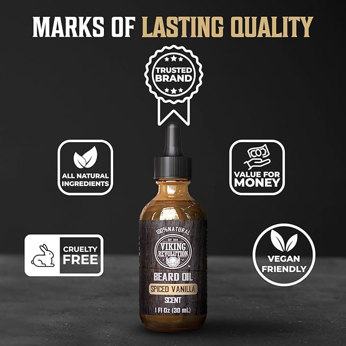 Viking-Revolution-Beard-Oil-All-Natural-Variety-Beard-Oil-For-Men-With-Argan-Jojoba-Oils-Softens-Smooths-Strengthens-Gifts-For-Men-Spiced-Vanilla-30-ml