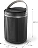 Philips Series 3000 2000W Energy Saving Connected Heater, Energy Saving Up to 50% with EcoAI, Quiet, 5 Safety Functions, 45° Oscillation, Dark Gray (CX3120/01)