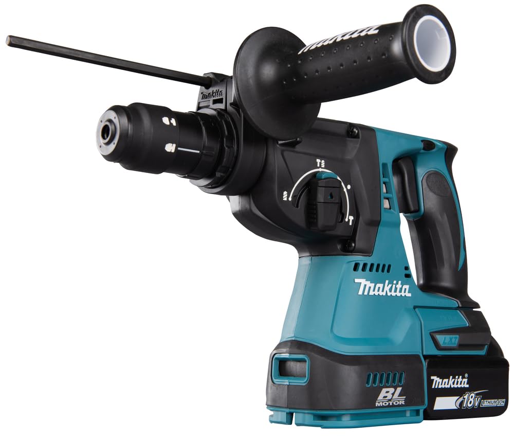 Makita DHR243RTJ - Martillo ligero 24mm 18V litio 5,0 Ah makpac
