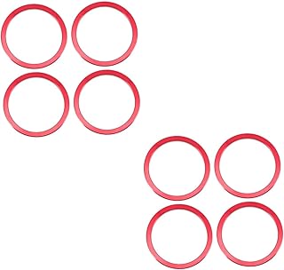 ERINGOGO 8 Peças Anel Decorativo De Carro Saída De Ar Do Carro Decoração Acessórios De Carro Ornamento Vermelho Decorações De Carro Interior Estética Acessórios Interiores De Carro Ar