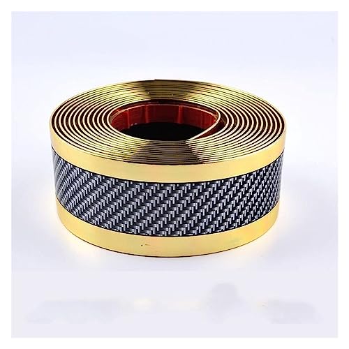 Minigonne Laterali 1 Metro In Fibra Carbonio Fai Da Te Per Auto Porta Corpo Modanatura Striscia Decalcomania Porta Davanzale Protezione Paraurti 3 Cm Di Larghezza(100X3cm Yellow Black)