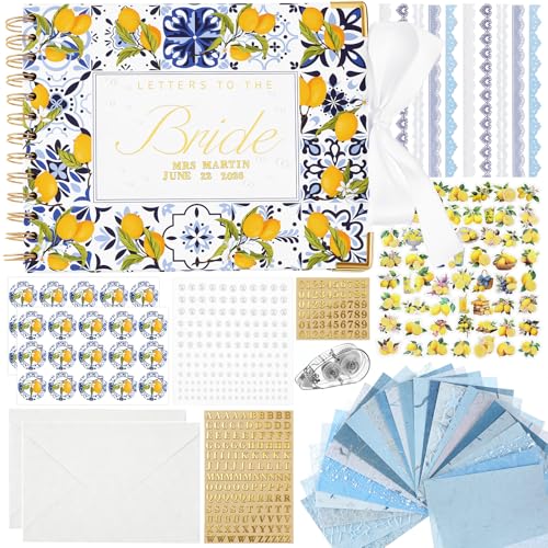 Humyoun Letters to Bride Scrapbook,8.5 X 7 Inch,Lemon,Yellow, Blue by Humyoun - Used condition - US$22.07
