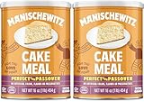 Manischewitz Cake Meal Non GMO Kosher For Passover 16 Oz Can (Pack of 2, Total of 32 Oz)