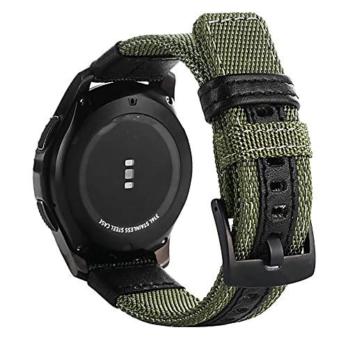 Sangle Garmin Venu SQ robuste en cuir nylon avec fixation rapide ajustable