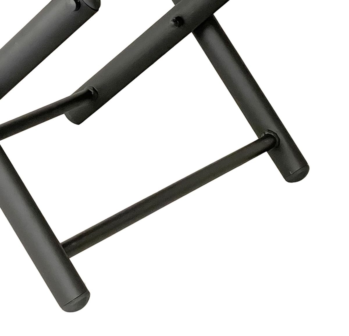 Mojawo® Repose-pieds de jardin - Pliable - En métal résistant aux intempéries - Meubles de jardin résistants aux intempéries - Anthracite/noir