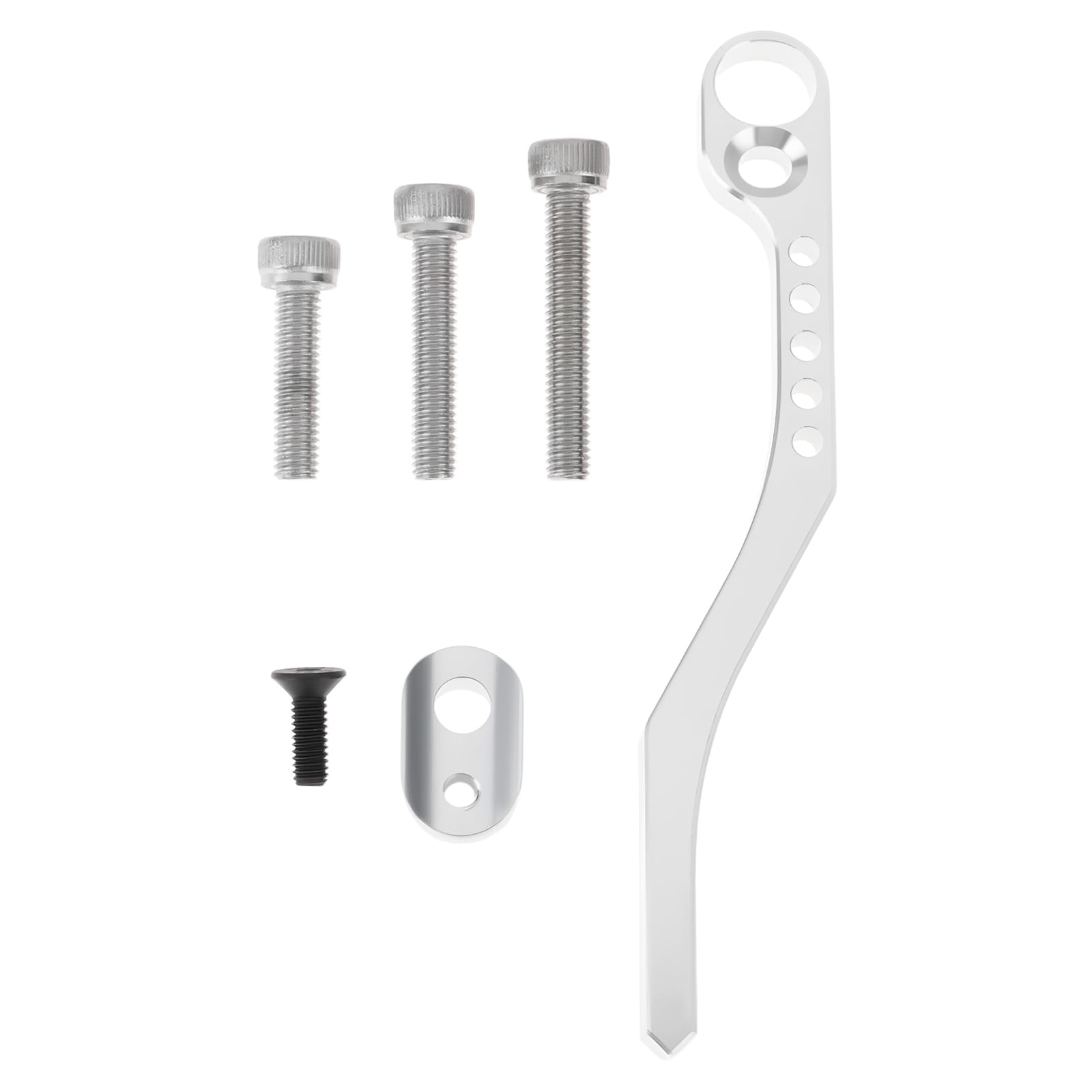Briny River 105mm Anti-Drop Chain Guide Chain Keeper Bicycles Accessory for Road Bikes Silver