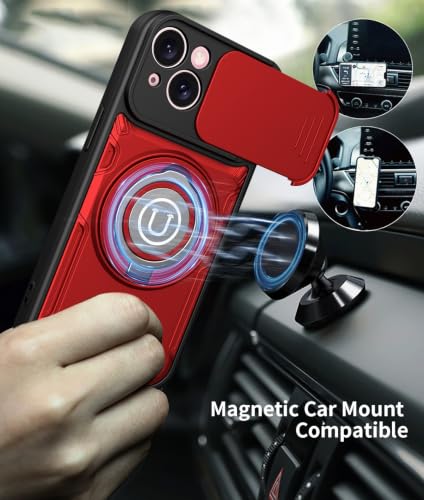 Coque iPhone 15 de protection intégrale orange au design industriel soigné