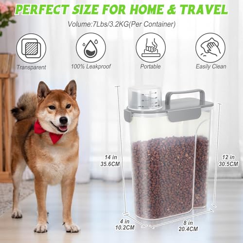 Récipient alimentaire pour chien TBMax 5L lot de 2 avec doseur - 3