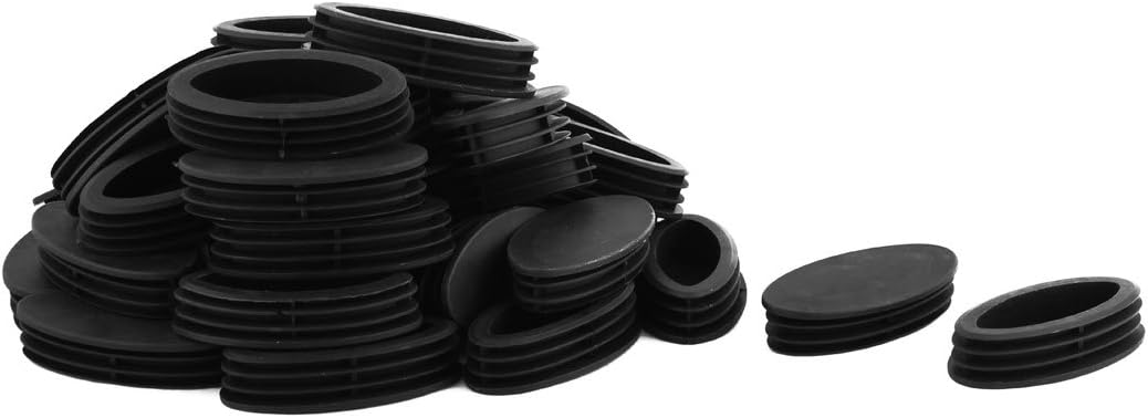 Plastic Oval Shape Furniture Chair Table Leg Foot Tube Inserts 50 x 98mm 40 PCS Black (id: ce2 774 658 8f0 2fa