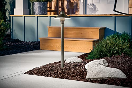 Kichler 12V 6.75" Path Light Textured Architectural Bronze, 21.00X6.75X6.75 #TOP4