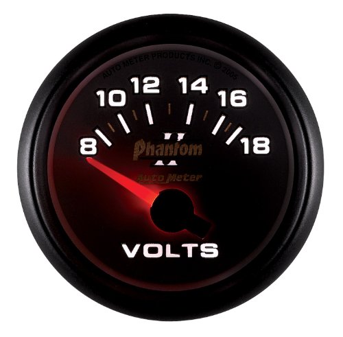 Image of AUTO METER 7592 Phantom II Voltmeter, 2.3125 in.
