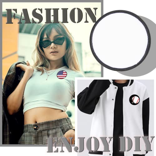 Gadjica SUBLIMATION PATCHES / ROUND SHAPE 30 PCS 30 Pcs Sublimation Patches - Iron On Blank Patches thumb #1