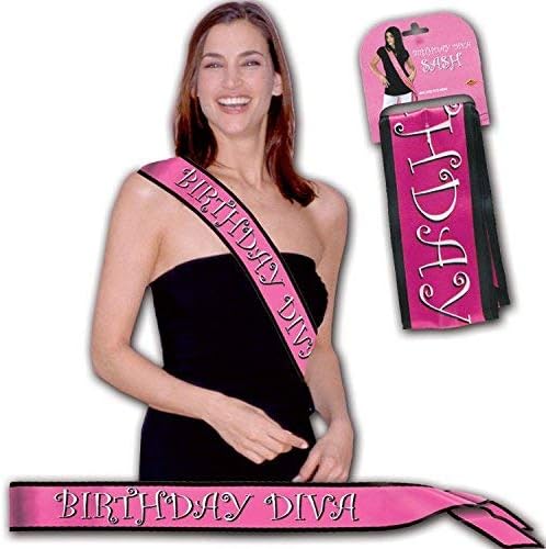 Birthday Diva Satin Sash Party Accessory (1 count) (1/Pkg)