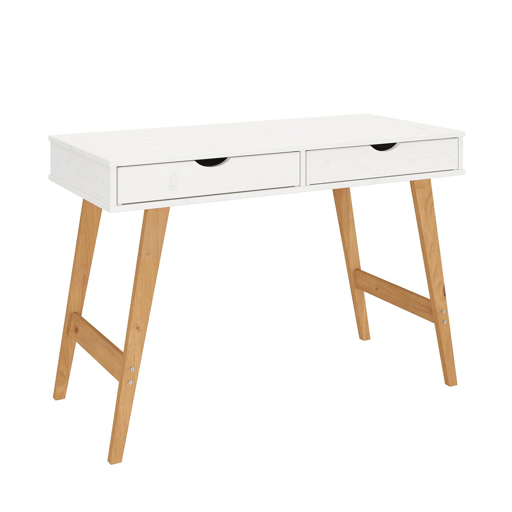 Bureau 'Milou' 1 lade 1 deur Wit (1c) | Het Steigerhouthuis Bureau 'Milou' 1 lade 1 deur Wit (1c) | Het Steigerhouthuis
