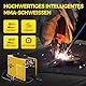 haxiaoer ARC140 Elektroden Schweißgerät – 140 A 230V IGBT DC Inverter Schweißgerät mit Lift TIG, LED-Anzeige, Anti-Stick, Hot Start, ARC Force, 10 Rods