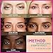 iMethod Microblading Eyebrow Pencil - Brow Pencil 2-in-1 Dual-Ended Eyebrow Pen with 3-Prong Micro-Fork-Tip Applicator and Precise Brush-Tip Create Natural-Looking Brows, Stay on All Day, Light Brown