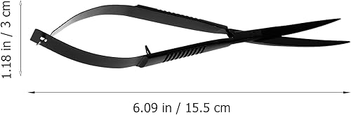 Vista 4 de Herramienta de tanque de acuario para plantas acuáticas, pinzas para plantas acuáticas, tijera curvada, herramienta de recorte de terrario