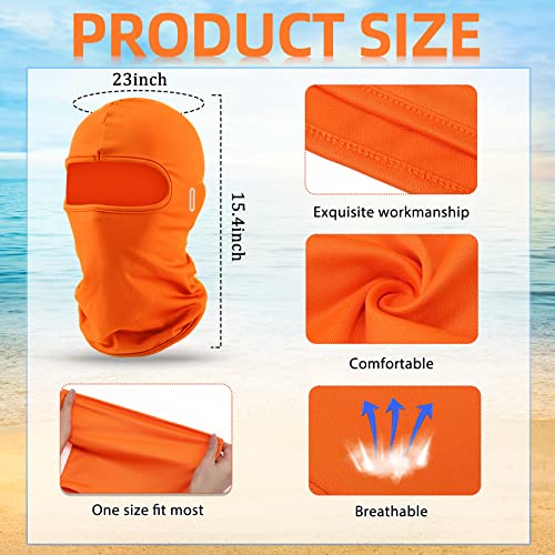 9 Pcs Balaclava Face Mask Full Face With Reflective Stripe Windproof Multicolored Face Mask Uv Sun Protection For Men Women (Classic Colors) #TOP1