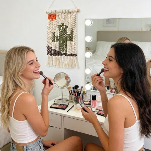 Tapiz de macramé elegante de Veasbuu: decoración tejida a mano que transforma tu dormitorio 3