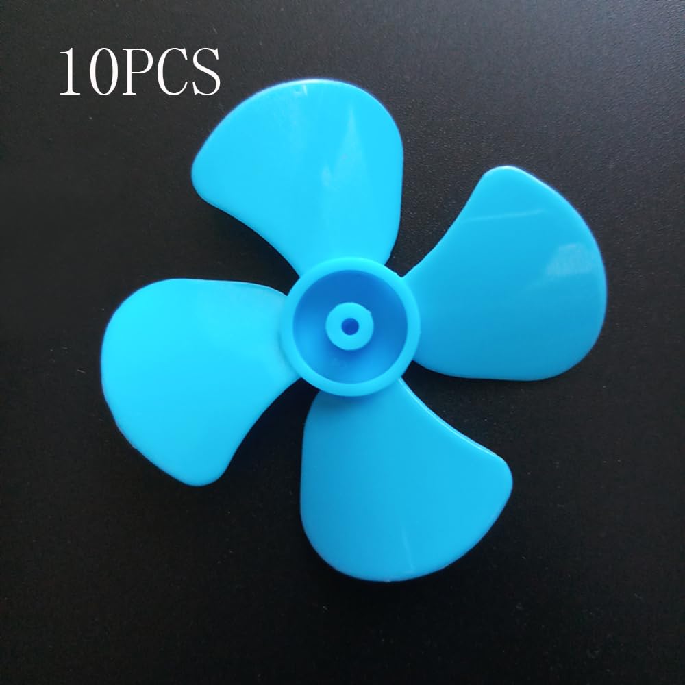 10pcs Eliche 4 Pale 60MM Plastica Ventilatore Lama - Foto 8