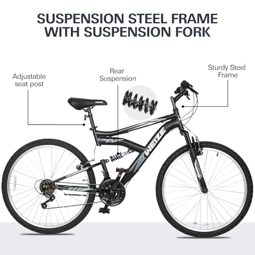 WEIZE 24 Inch Mountain Bike 18-Speed