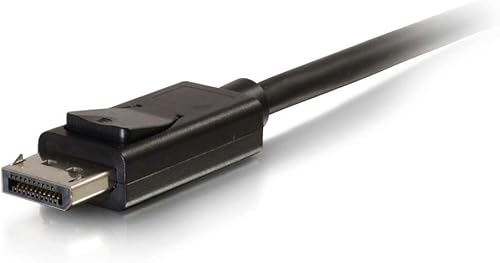 Miniatura 5 de C2G Cable de puerto de pantalla, puerto de pantalla a HDMI, macho a macho, negro, 6 pies (6.0 ft), cables para llevar 54326