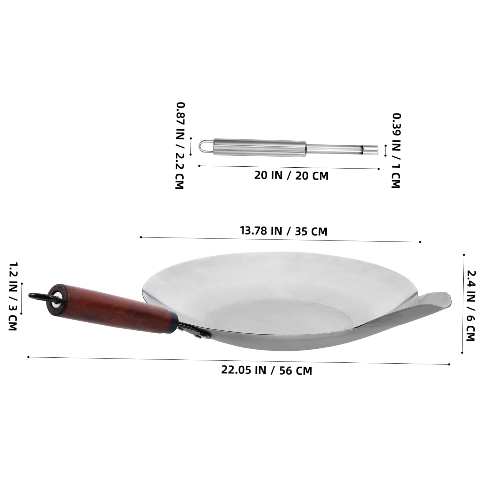 KICHOUSE Portable Metal Melting Pot Non-stick Candy Cooking Pot Long Handle Heat Evenly Designed for Butter Candy Melting Ideal for Home Commercial Use