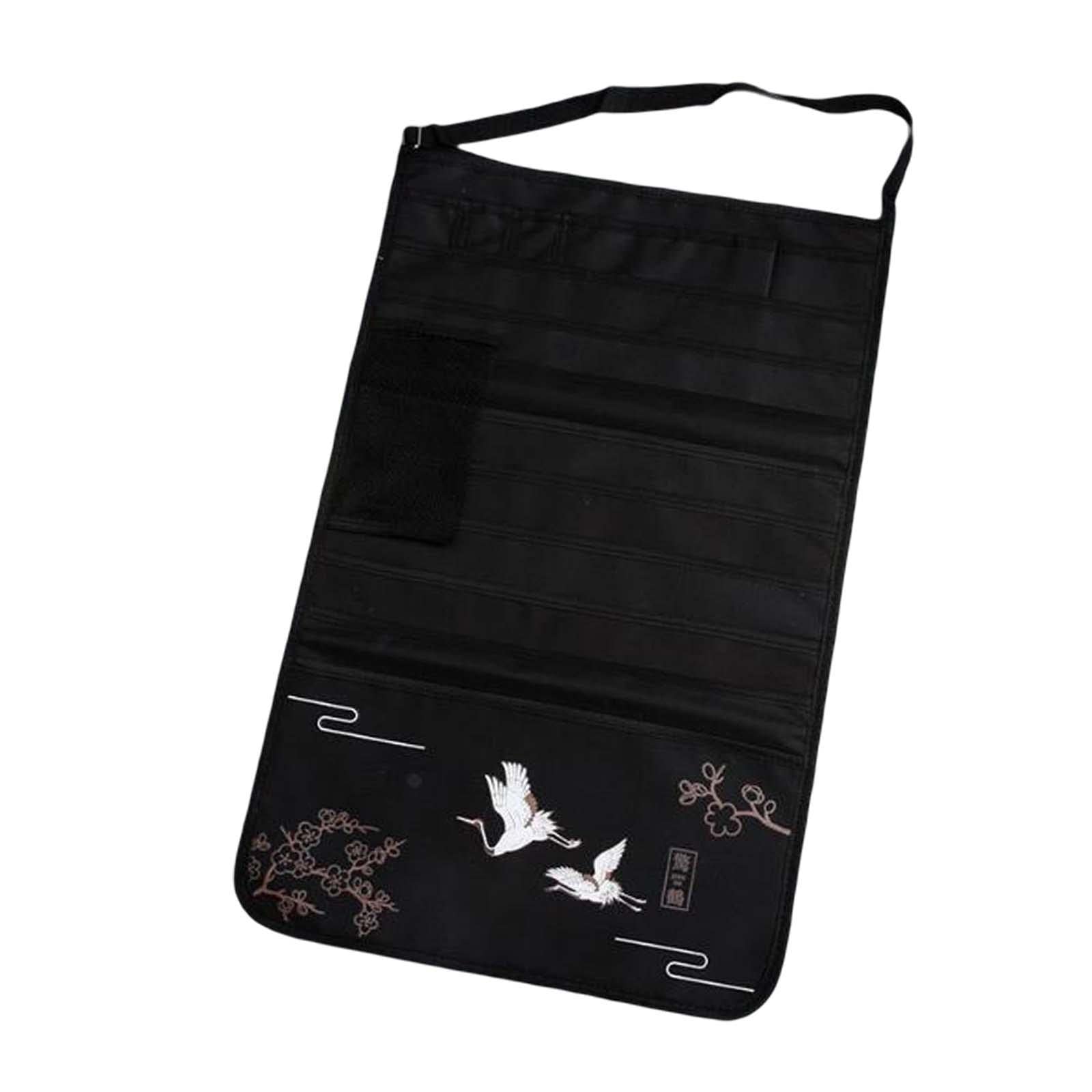 Book Storage Bag Desk Side Hanging Pouch Oxford Cloth for Classroom Durable-image-15