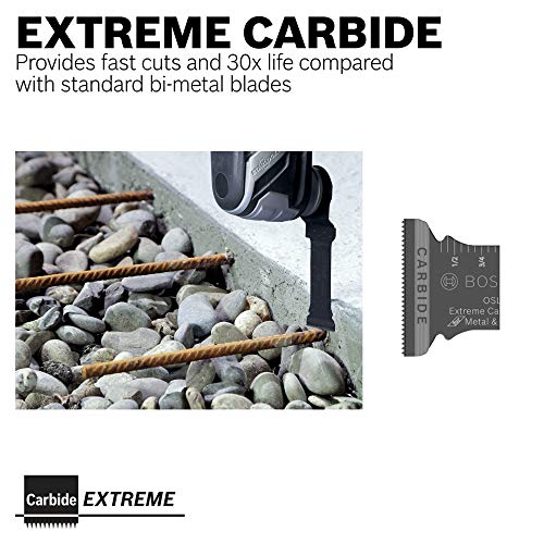 Bosch Osl005C 5-Piece Starlock Oscillating Multi Tool Assorted Set Blades For Mixed Applications In Metal, Wood And Other General Purpose Materials With Included Case #TOP3