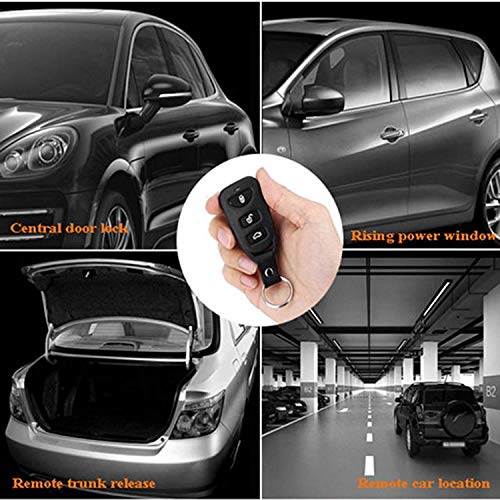 AUTOUTLET Universele Keyless Open afstandsbediening, auto auto afstandsbediening klapsleutel FB centrale vergrendeling, met 2 mini-radiozenders - Afbeelding 3