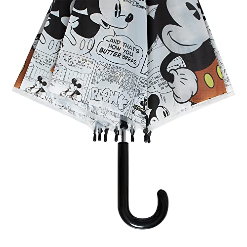 Guarda-Chuva Mickey Automático de 12 a 16 anos, Branco/Amarelo/Preto