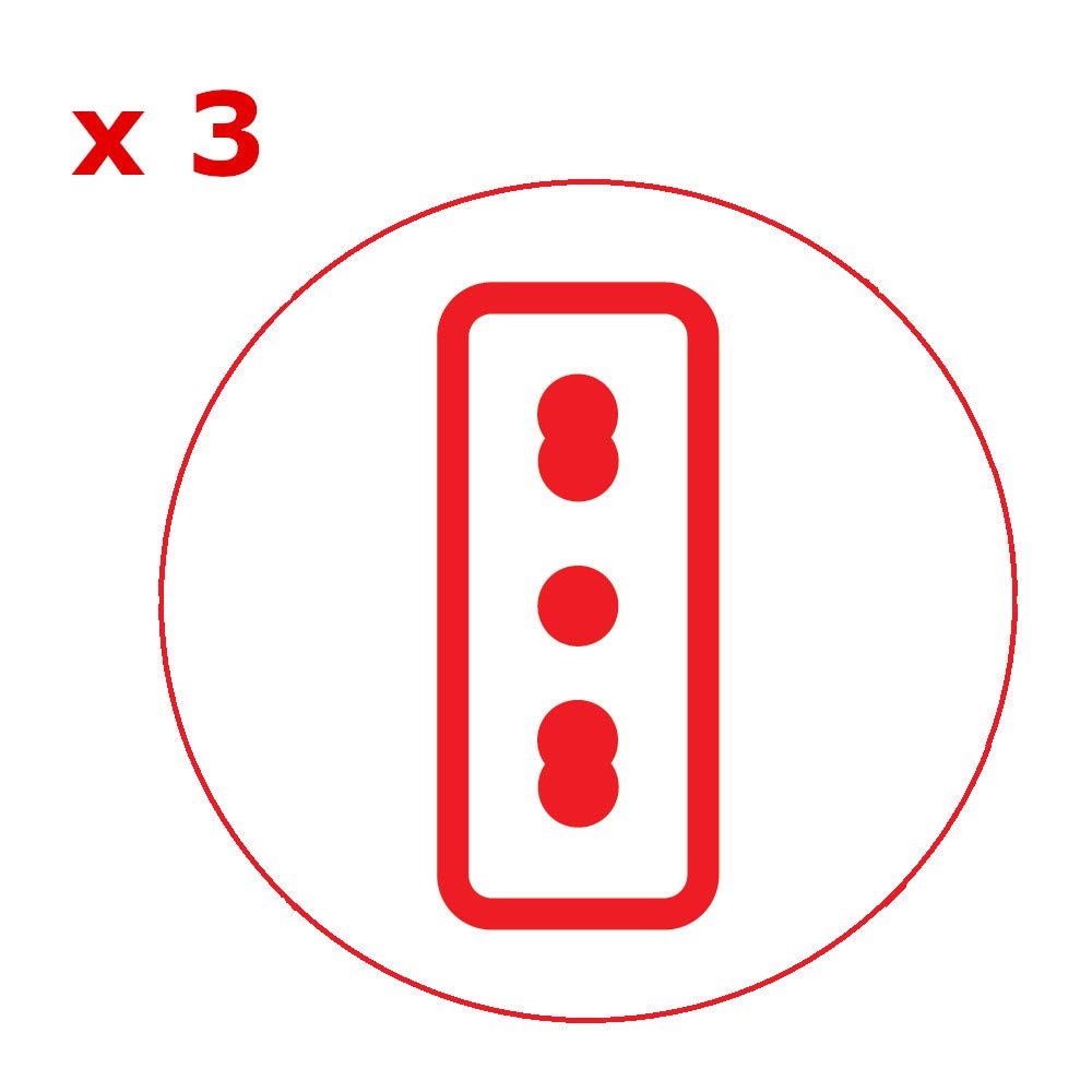 POLY POOL - PP2591 Ciabatta Multipresa da Scrivania 4 Prese Pluristandard CLIPPY - Multipresa Elettrica con Pinza a Molla per Aggancio - Ciabatta Elettrica Cavo 2m