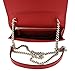 Gucci Women's Interlocking GG Red Leather Crossbody Chain Wallet 510314 6420