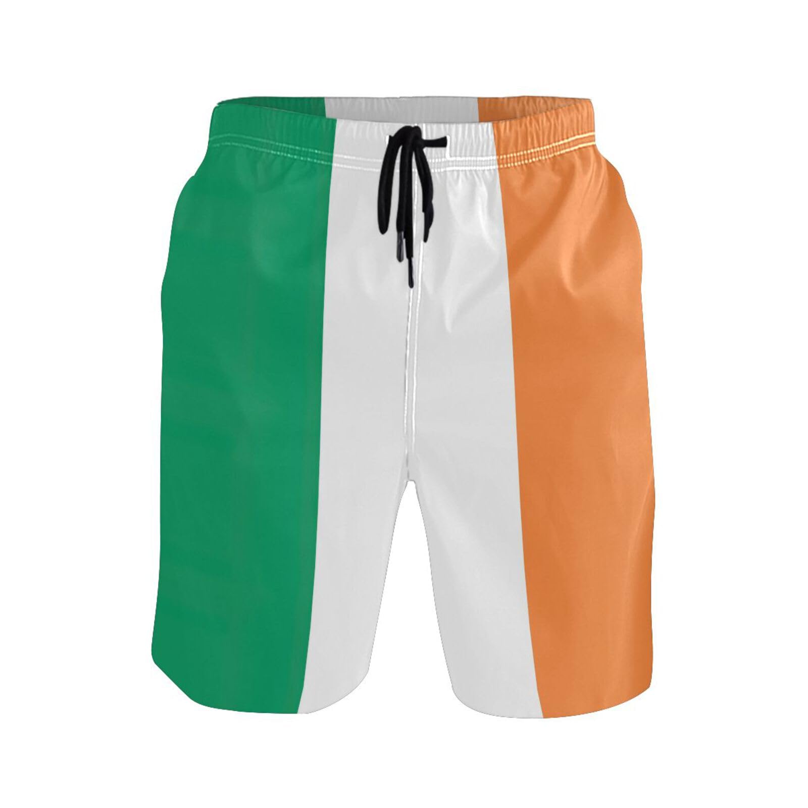Short de bain homme drapeau Irlande décontracté pour la plage - 8