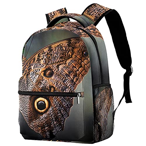 Sac à dos de voyage papillon avec porte-bouteille pour enfants
