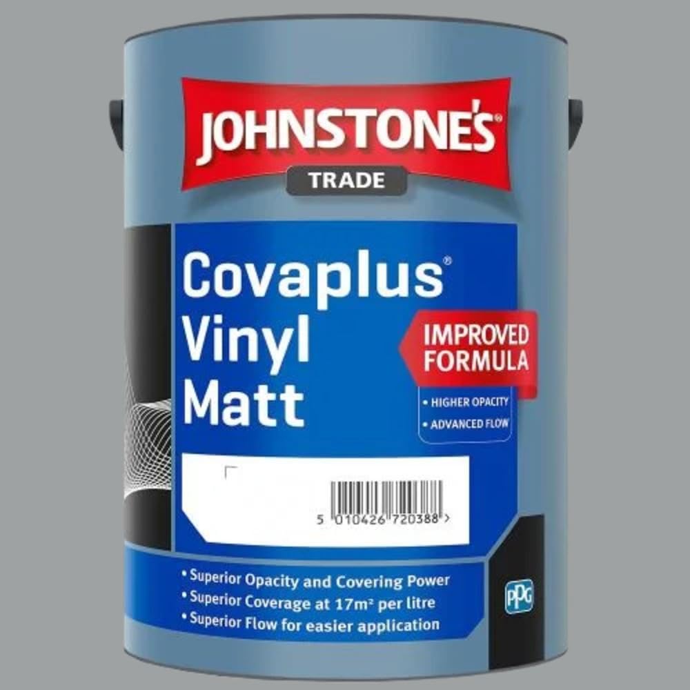 Paint Stop Mixed Colour Johnstones Covaplus Matt Summer Storm 5L