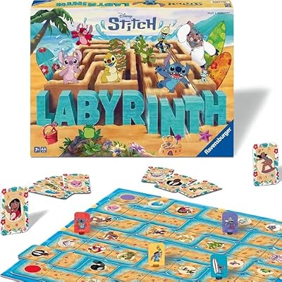 Ravensburger - Laberinto Stitch | Juegos de Mesa niños 7 años O Más | Juegos De Mesa Adulto De 30 Minutos | Regalo Niño 7 Años O Más De 2 A 4 Jugadores | Ya disponible en tu tienda friki favorita! En mundofriki.es! Ravensburger - Laberinto Stitch | Juegos de Mesa niños 7 años O Más | Juegos De Mesa Adulto De 30 Minutos | Regalo Niño 7 Años O Más De 2 A 4 Jugadores | Ya disponible en tu tienda friki favorita! En mundofriki.es!