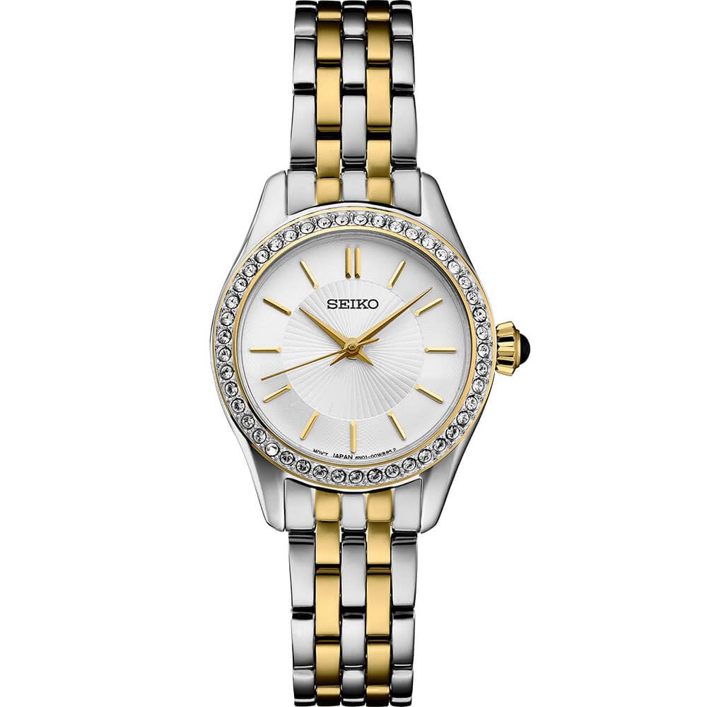 Amazon.co.jp: SEIKO SUR540 自動巻き腕時計 女性用 - ホワイト