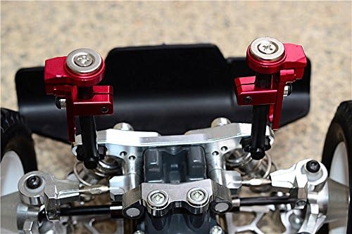 GPM For Tamiya TT02T Upgrade Parts Aluminum Front & Rear Body Post Mount With 12mm Magnet - 4Pcs Set Orange image 2