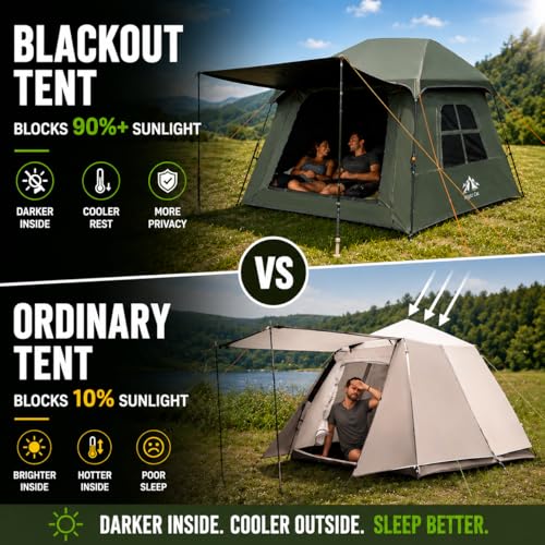 Carpa para camping Night Cat para 4 personas miniatura 2