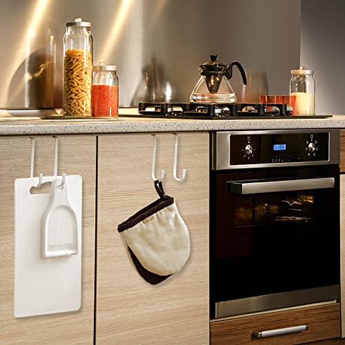 2 Pezzi Ganci per Porta, Ganci Reversibili