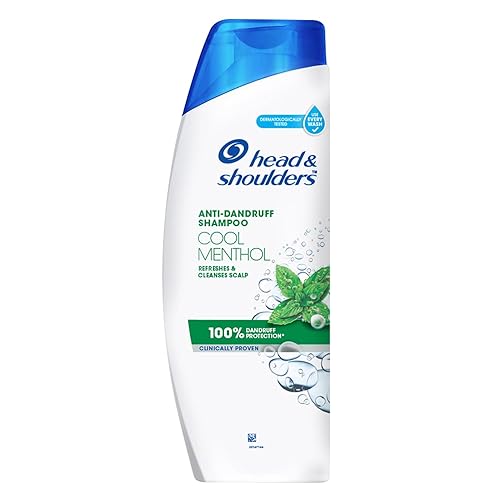 Head & Shoulders Champú de mentol fresco anticaspa, 11.5 fl oz