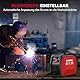 ARCCAPTAIN iControl ARC205 Pro Schweißgerät [App-Steuerung] 205 Amp ARC/Lift TIG Schweißgerät, LED-Anzeige, IGBT Inverter 230V MMA Schweißgerät mit Warmstart, Lichtbogenkraft und Anti-Stick