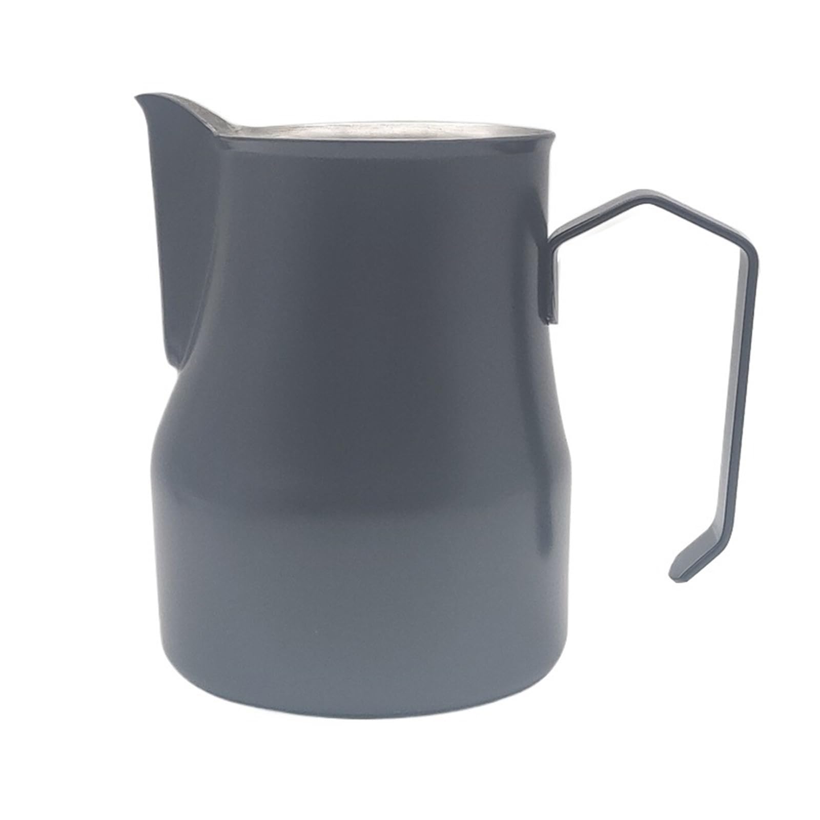 Jarra de espuma leche acero inoxidable, 2 uds., for café, hervidor, taza humeante, perfecta for Latte Art Para Espumar(Black,500ml)