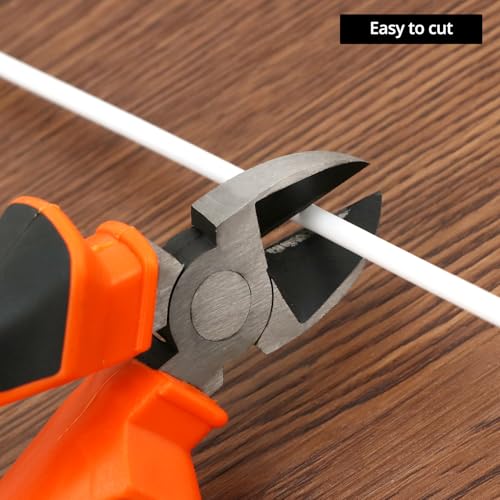 Miniatura 5 de Qwork 10m Alambre De Cortina, Gusanillo Para Cortinas, Cuerda De Cortina Recubierta De Plástico, Con 20 Piezas De Ojales De Tornillo Y 20 Piezas De Ganchos