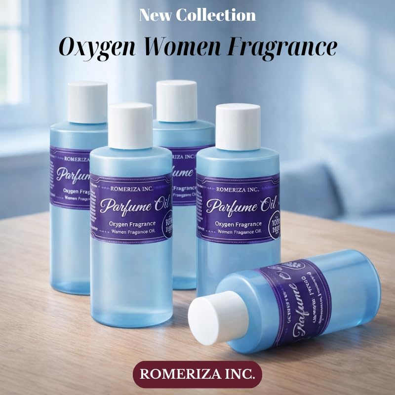 4 Fl Oz Oxygen Women's Fragrance Oil - Long-Lasting Scent