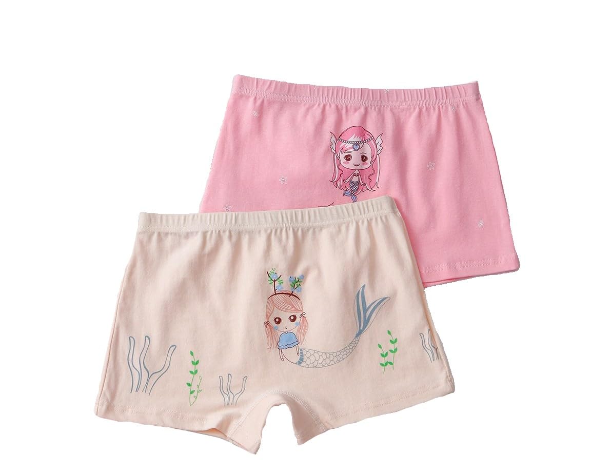 Dhruva Sales Kids Series Baby Underwear Little Girls' Cotton Short Panties (Pack of 3) (3-4Year) Multicolour 1